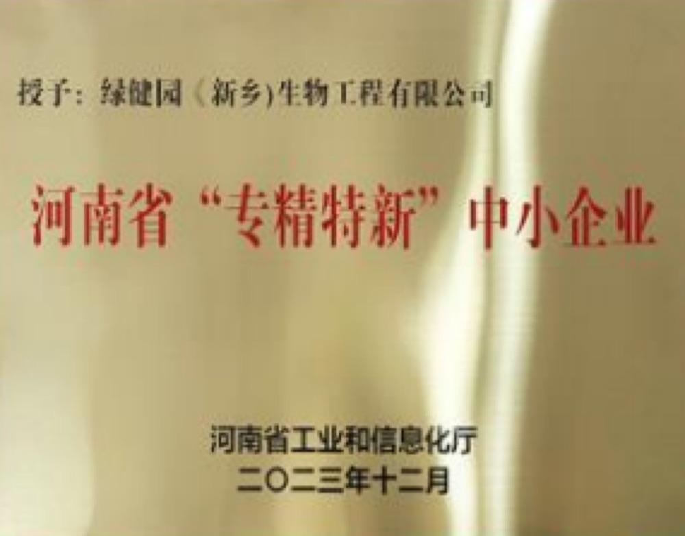 河南省专精特新中小企业